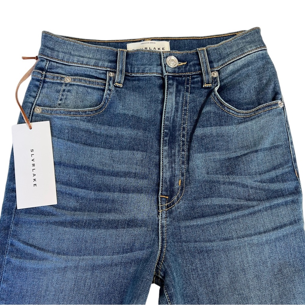 SLVRLAKE Beatnik High Rise Slim Skinny Jeans in "Anything Goes" Wash Size 26 NWT - Picture 8 of 10